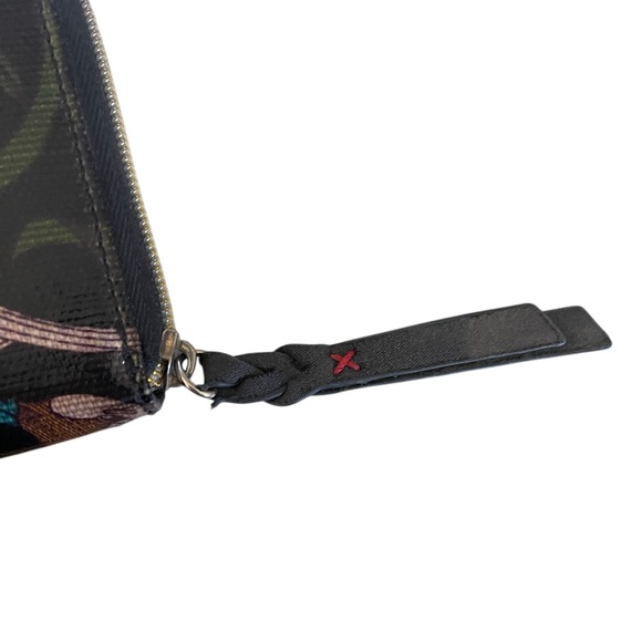 Sakroots Peace Bird Zippered Wallet Black Background Boho - Picture 5 of 8